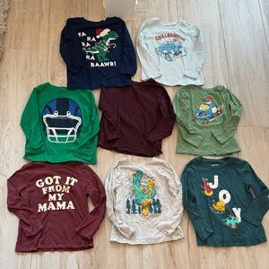 Old Navy 5T Boys Long Sleeve Shirts - 8 pieces